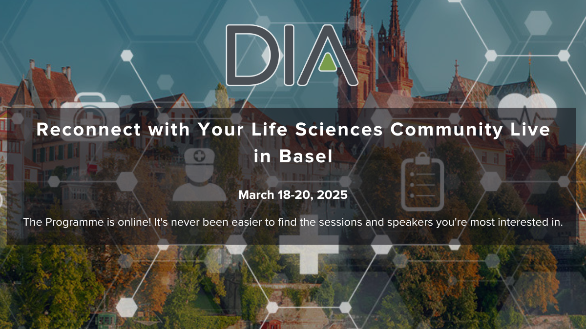 DIA Europe 2025, Basel, 2025 March 18th-20th