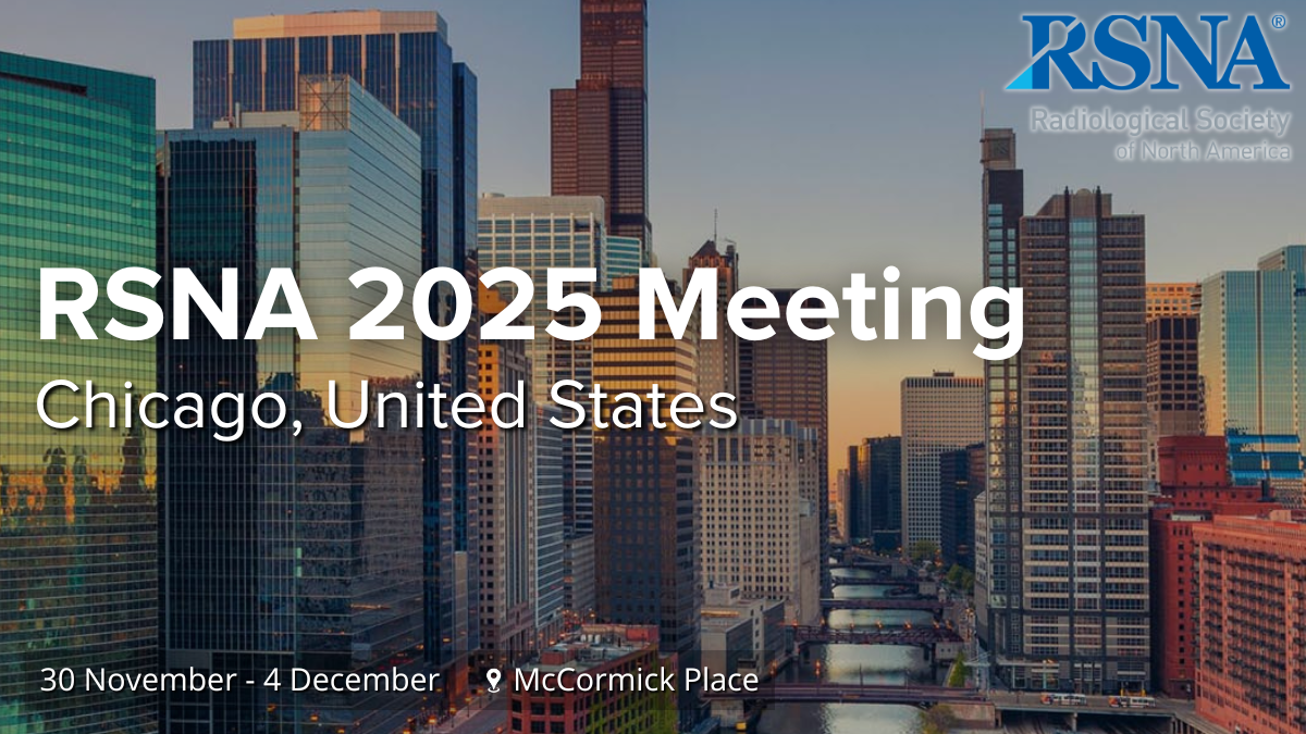 RSNA 2025, Chicago, 2025 November 30th - December 4th