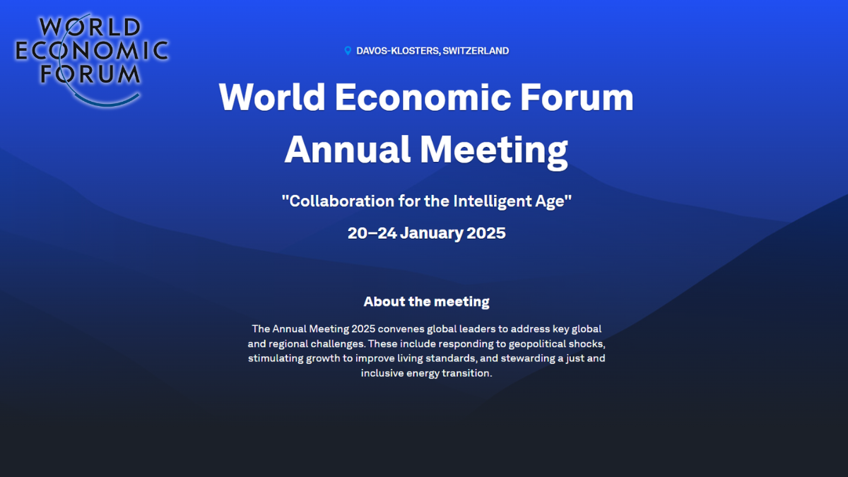 World Economic Forum - Annual Meeting 2025, Davos, 2025 January 20th-24th