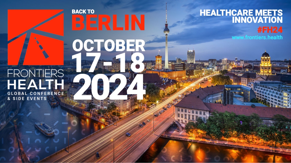Frontiers Health 2024, October 17-18, in Berlin at bcc Berlin Congress Center